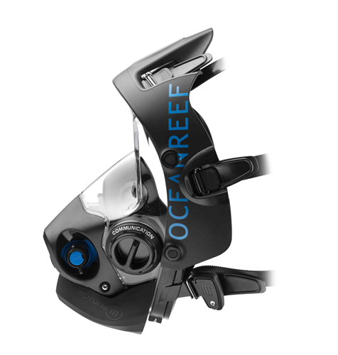 Neptune III Full Face Duikmasker Zwart S/M-3