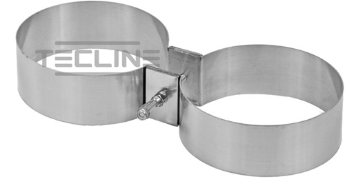 Tecline rvs flesband dubbel 7L/8.5L breed