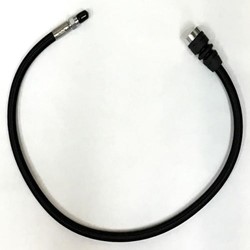 Oceanic Hose, Maxflex Swivel, Zeo Black