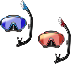 Tusa Sport Serene Snorkelset - Mirrored (UC0118M)