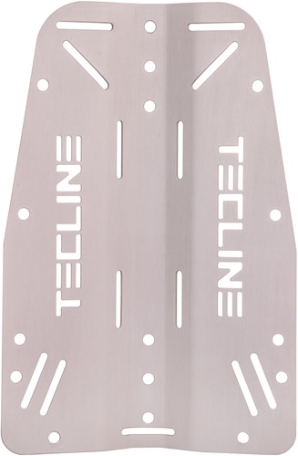 Tecline 3mm Aluminium backplate zilver