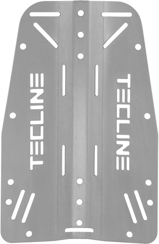Tecline 3mm Aluminium backplate Grijs Kevlar