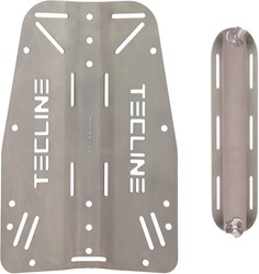Standard titanium backplate with titanium adapter - set