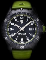 Protek Series 1000 Carbon Dive Zwart met groen en groene band