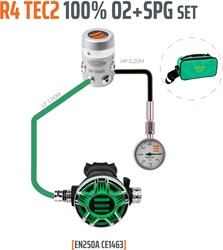 Tecline R4 TEC2 Stage Set 100% O2 M26 met manometer