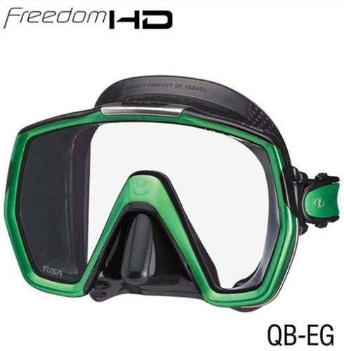 Tusa Freedom Hd Masker Zwart/Groen