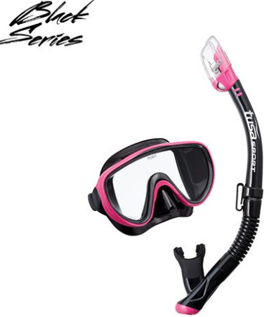 Tusa Sport Serene Snorkelset Roze Roze