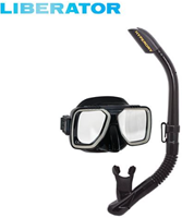 Tusa Sport Liberator Snorkelset (UC-5019P) Zwart