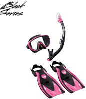 Tusa Sport Serene Snorkelset Roze Medium