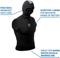 Scubapro Everflex 2.0 Vest met cap Unisex-2
