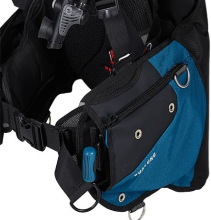 Aqualung Axiom Man, Zwart/Blauw petrol,-3