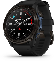 Garmin Descent™ Mk3i – 51 mm - DLC titanium met zwarte silicone band