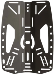 Hollis Backplate 2.0 - Aluminium Zwart