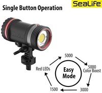 Sealife Sea Dragon 5000+ Color Boost foto/videolamp Head-3