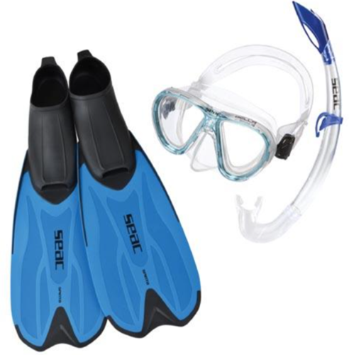 Seac Snorkelset Tris Spinta met opbergtas