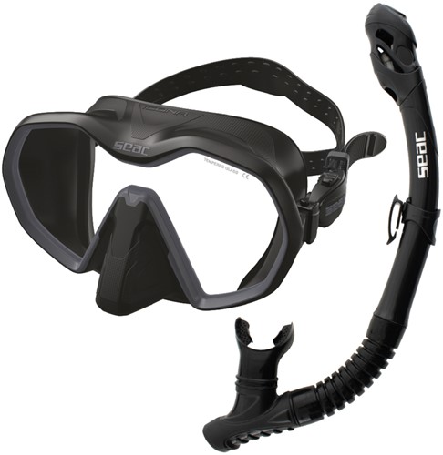 Seac Sub Set bis Icona Dry Zwart/Antraciet