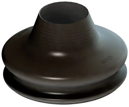 Si-Tech Siliconen nekseal zwart STD ( Large ) 