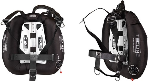 Tecline Donut 22 Special Edition Set met 3mm backplate en DIR Harnas Zwart