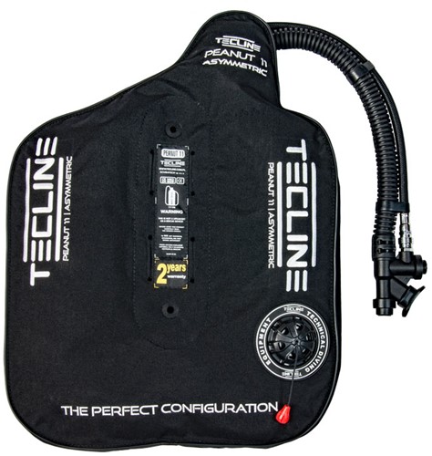 Tecline Peanut 11 losse wing Zwart