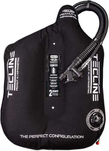 Tecline Peanut 16 losse wing Zwart