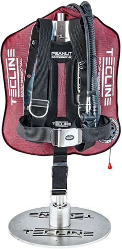 Tecline Peanut 21 Professional Adjustable DIR Set Rood Kevlar