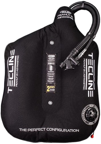Tecline Peanut 21 losse wing Zwart