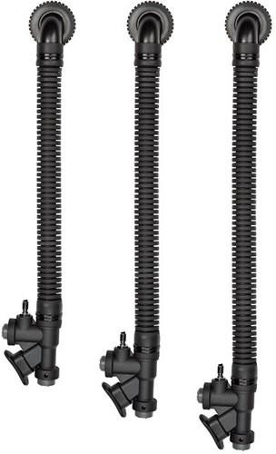 Xdeep Inflator with corrugated hose and screw