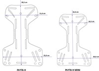Tecline 3mm Aluminium Mini backplate-2