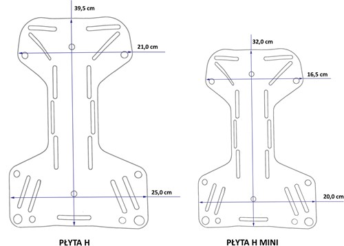 Tecline 3mm Aluminium Mini backplate-2