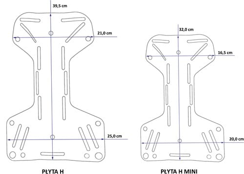 Tecline 3mm RVS Mini backplate-2