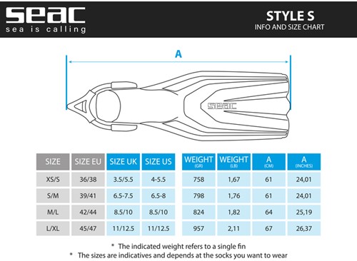 Seac Sub Style Sling Strap | Oranje Maat: M-L-3