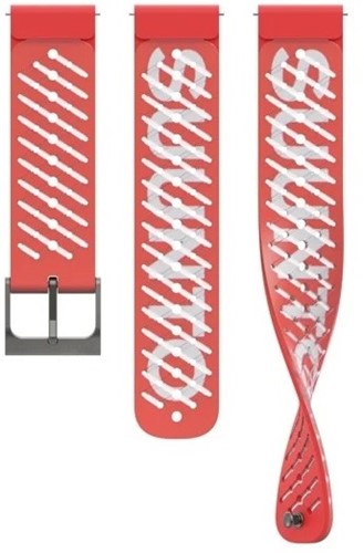 Suunto 22mm Athletic 5 - Silicone Strap - Lava Red - S+M