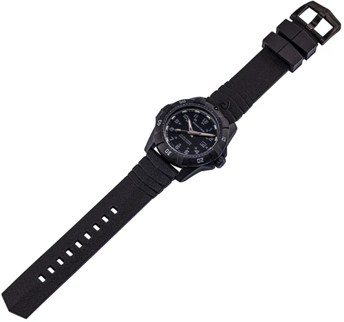 Protek Series 1010 Carbon Dive USMC Zwart met zwarte band