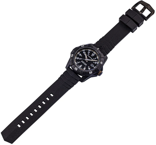 Protek Series 1010 Carbon Dive USMC Zwart met bruin en zwarte band