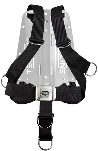 Tecline Eco Comfort Harnas met 3mm RVS backplate