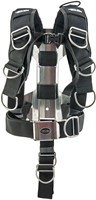 Tecline Comfort Harnas en 3mm RVS Mini H-shape backplate