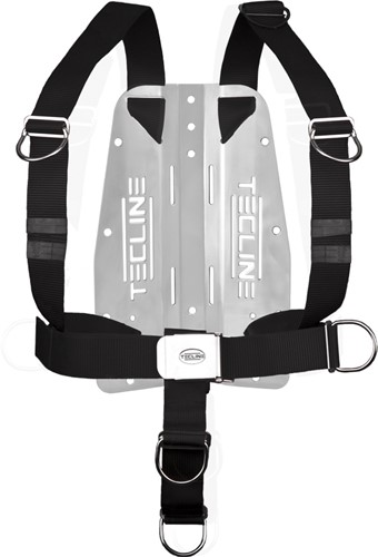 Tecline Standaard DIR Harnas met 3mm Aluminium backplate