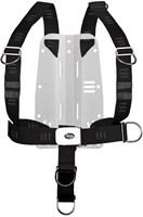 Tecline Soft webbing DIR Harnas met 3mm Aluminium Midi backplate