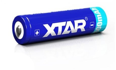 XTAR 18650 Batterij voor Sea Dragon 600/650/900/Fluoro Mini (3.7V/3500mAh)