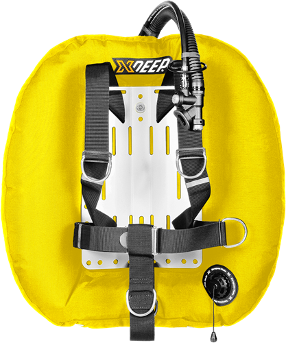 XDEEP Hydros 50 DIR Set Geel met RVS backplate